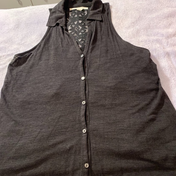 Aeropostale Cotton Button Down Tank - Picture 1 of 3